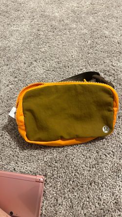 Lulu lemon  green and orange /brown