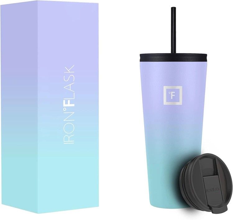 Iron Flask 20 Oz Tumbler - Cotton Candy color