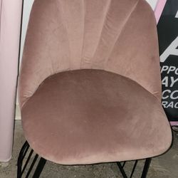 Pink Velvet Chair