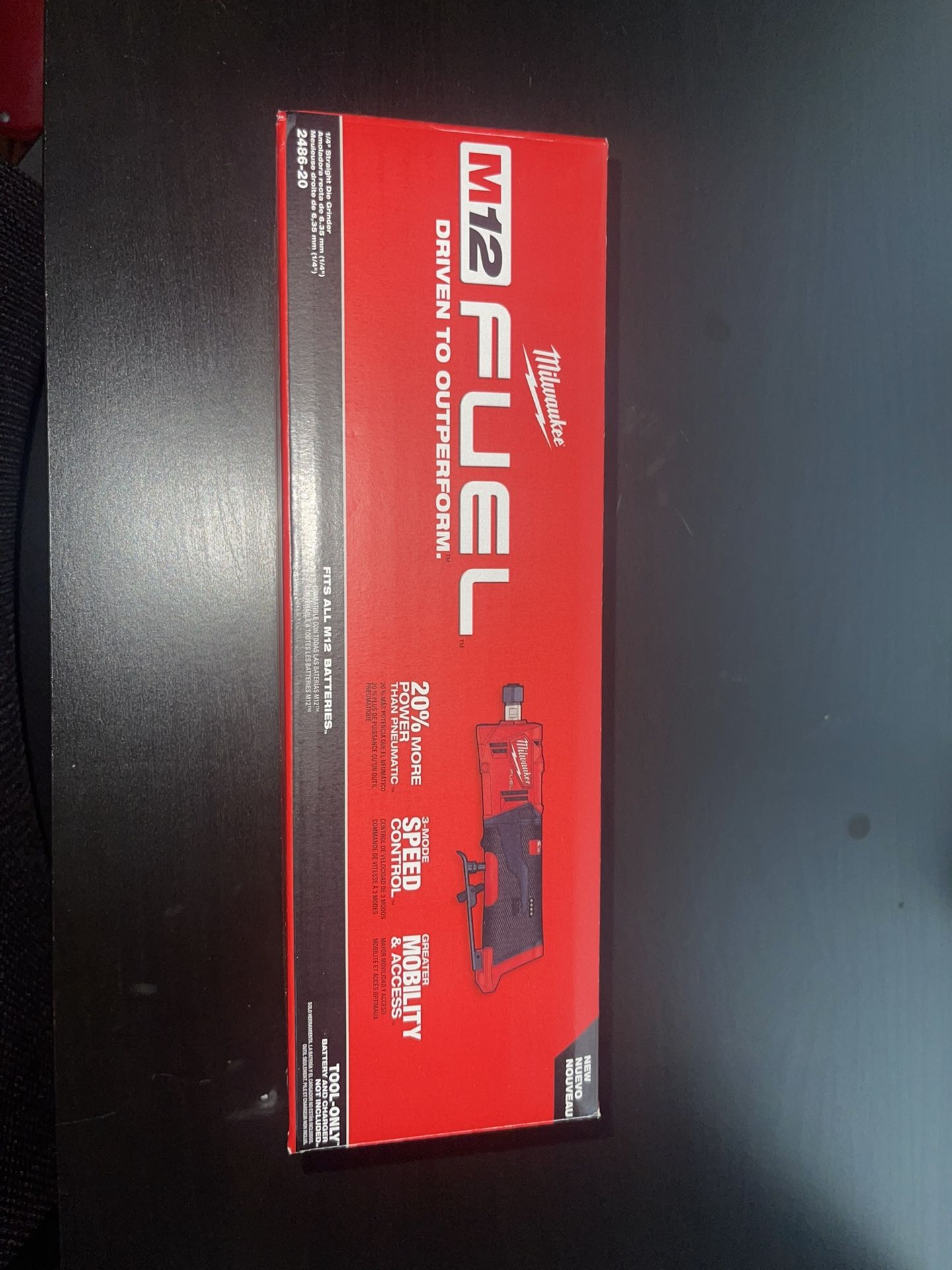 Milwaukee M12 Straight Die Grinder