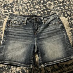 Buckle black Jean Shorts  Style 53