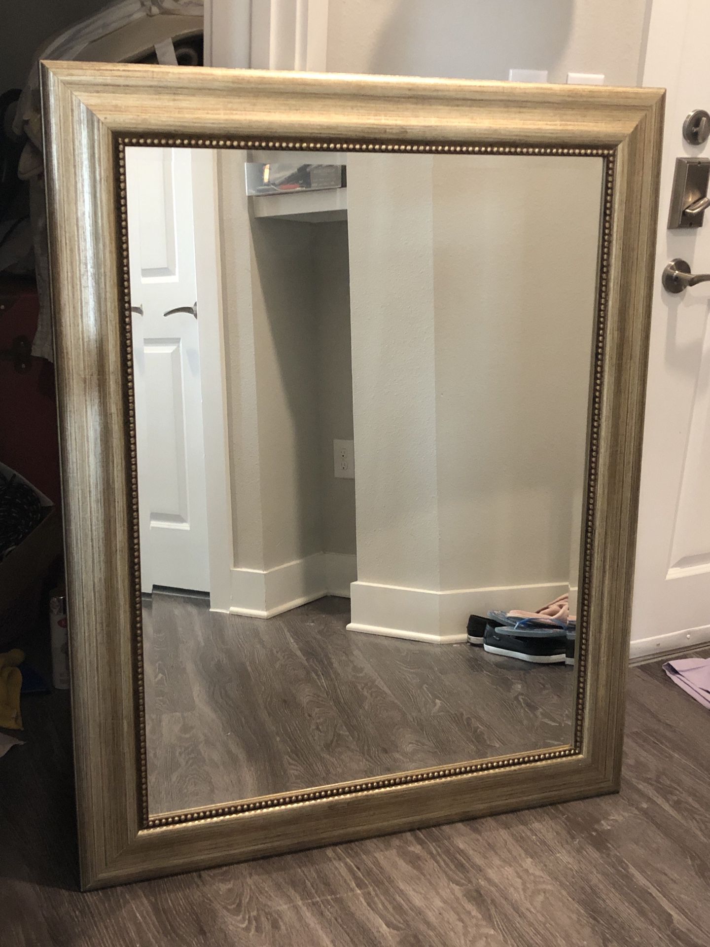 Large Wall Mirror, 3.8 ft x 4 ft, heavyweight
