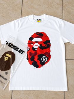 35$ bape red t-shirt