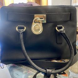 MK Ruby Medium Saffiano Leather Satchel
