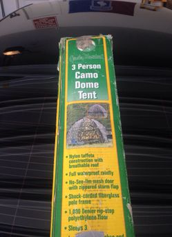 Tent, 3 person dome tent.