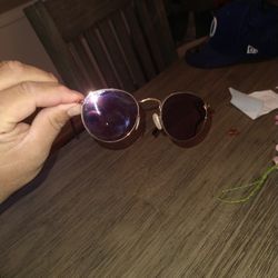 Rose Gold Ray-Ban Glasses