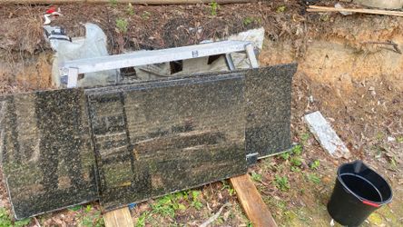 Five pieces, countertop, granite, exotic