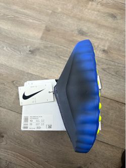 Nike Mind 001 Flyknit Slide Hyper Royal Black