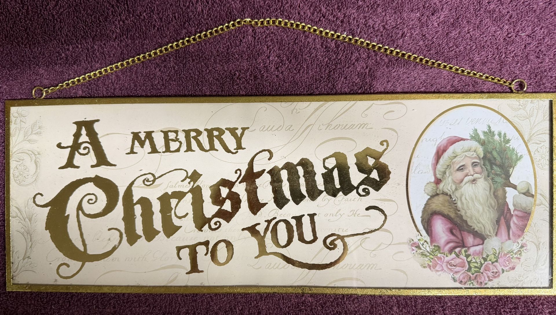 A Merry Christmas To You Wall Art 17x6