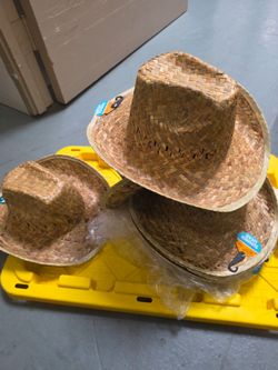 Summer straw hats $2 each
