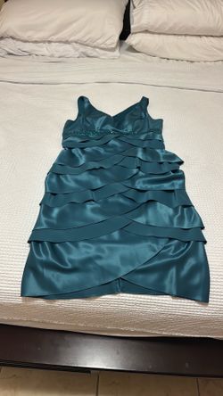 Teal vestido elegante