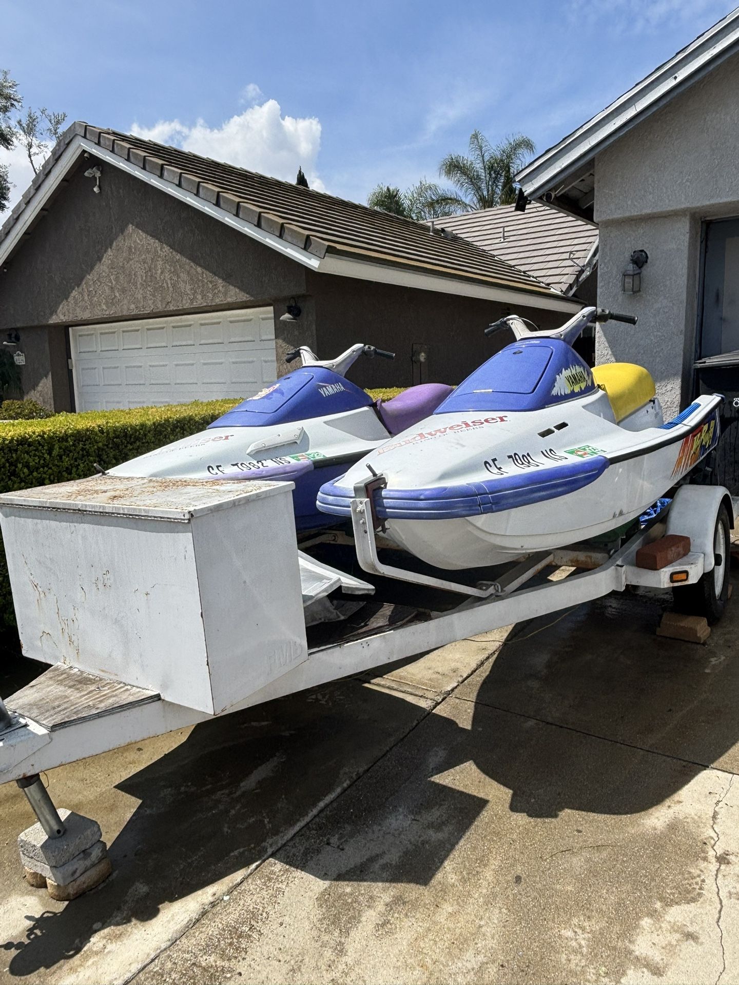 Yamaha Waverunners w Trailer