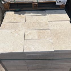 Ivory Travertine Pavers