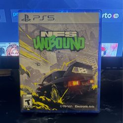 PlayStation 5 Game (NFS UNBOUND) Race Car