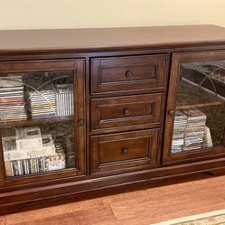 Solid Wood Large TV Media Console