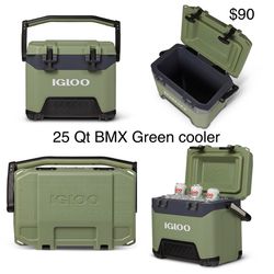 25 Qt BMX Green Cooler