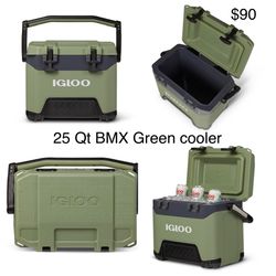 25 Qt BMX Green Cooler