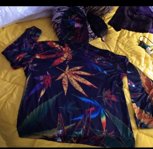Bob marley.WEED LEAF Hoody