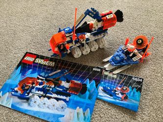 LEGO: Space Ice-Sat V(Set 6898), Space Celestial Sled(Set 6834) - 1993