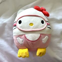 Sanrio Squishmallows 6.5-inch Hello Kitty with Scuba Goggles plush toy