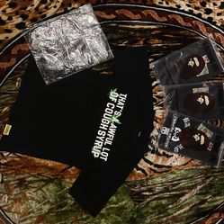 “That’s an Awful Lot of Cough Syrup” Graphic Tee (Black, Size M)