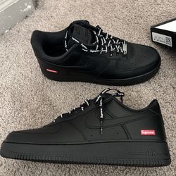 Supreme Black AF1