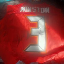 Jamison Winston Jersey Autographed 