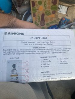 Aiphone Intercom with card Reader