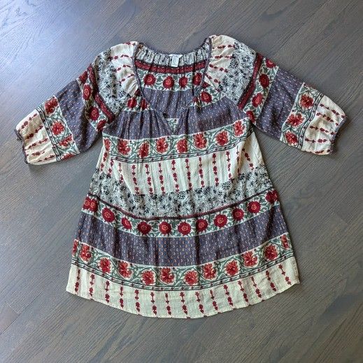 Forever 21 Women's Boho Summer Tunic, Size Medium