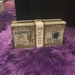 New! Bling Clutch Purse 