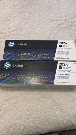 HP 202A black laser toner cartridges