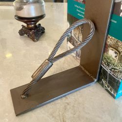 Industrial  Wrought Iron Bookends 