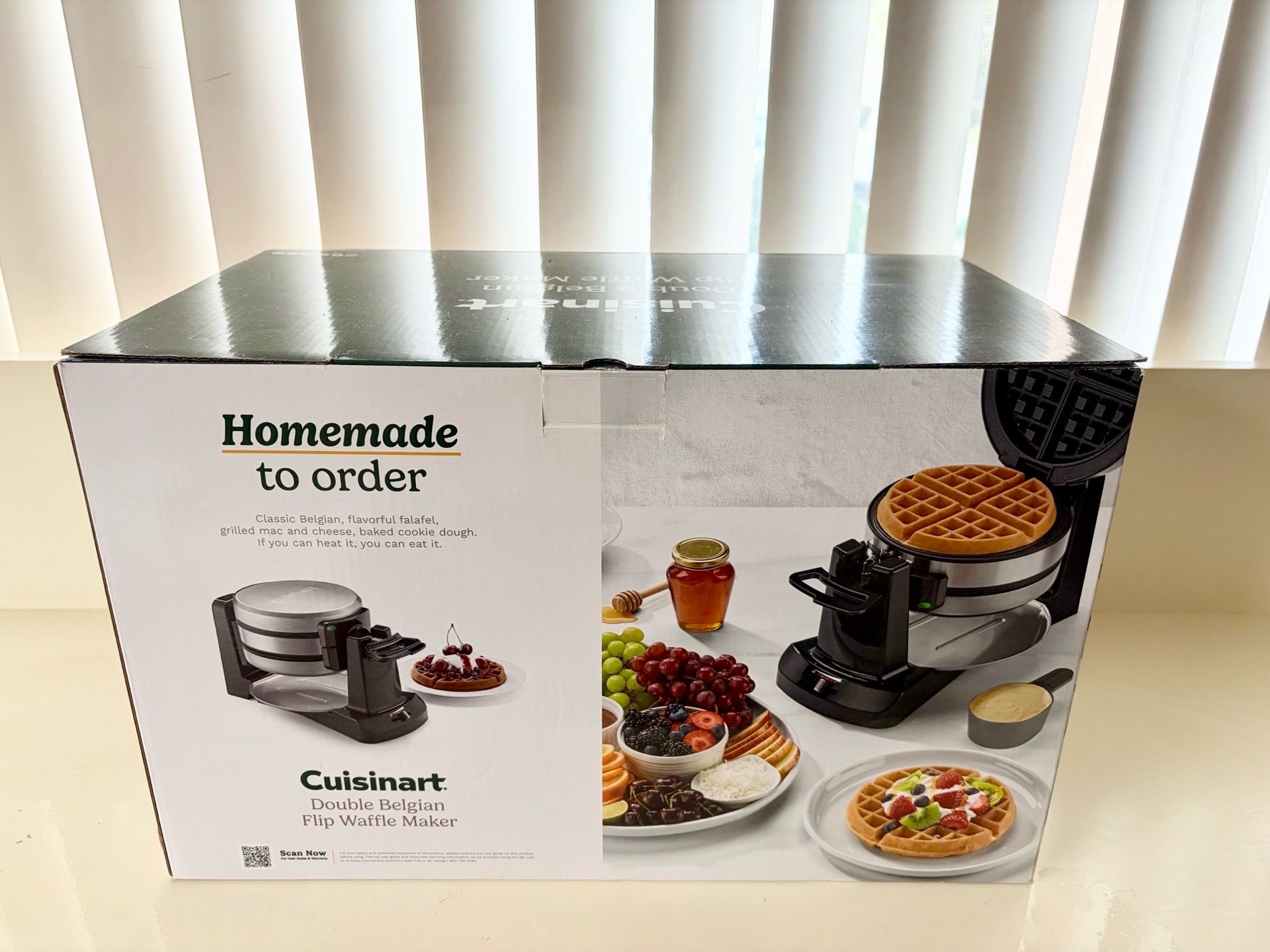 Cuisinart Double Belgian Flip Waffle Maker – Excellent Condition