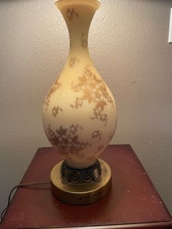Antique porcelain lamp