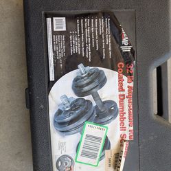 32 Pound Adjustable Dumbells