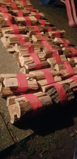 Bundles of dry-seasoned firewood (Ask about delivery)