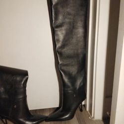 Jimmy Choo. Leather Knee High Boots 