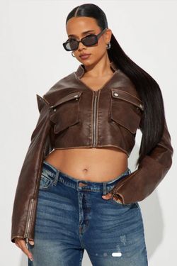 Leather Jacket XL