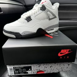 Air Jordan 4 Retro “Cement” size 9 DS