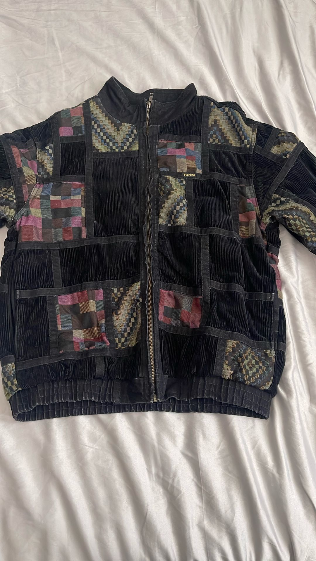 Supreme Corduroy Patchwork Denim Jacket