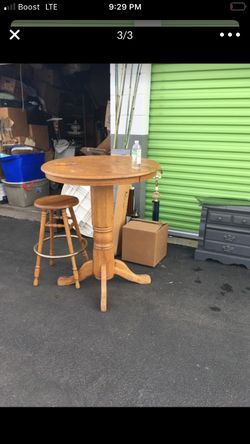 Table and chair