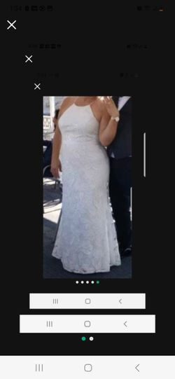 Davids Bridal 18w Wedding Dress