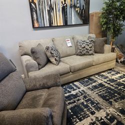 SLEEPER SOFA WITH PILLOWS FINANCING AVAILABLE NO CREDIT NEEDED 