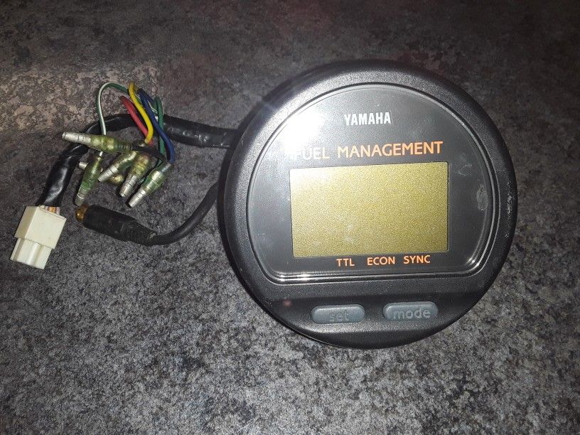 Yamaha Fuel Management System Gauge In Good Condition for Sale in