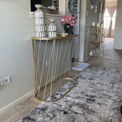 Console Table Gold 