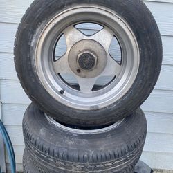 Tires and rims set