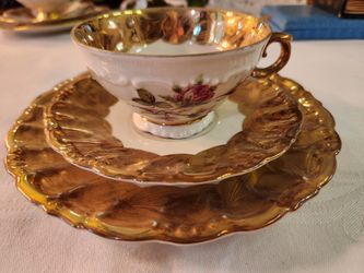 Vintage GKC #22 Porcelain Dessert and Cup and Saucer 