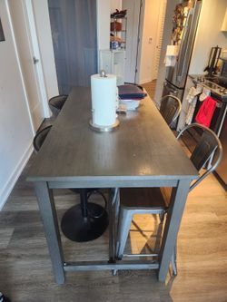 Caitbrook Counter Height Island/Dining Table (Just Table, No Stools)