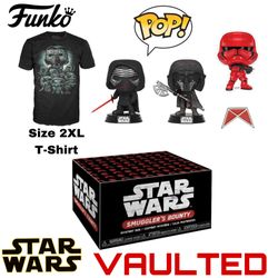 (NEW AND RARE) Funko Star Wars Smuggler's Bounty Box, Forces of Darkness, 2XL T-Shirt (SEALED) (VAULTED) Perfect Gift for any Star Wars Fan