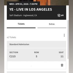KAYNE WEST TICKETS FOR SALE 